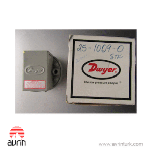 DWYER – Pressure Switch – 2-20 WG, 25-1009-1AO, Cat No: G1996-20 – Range: 2-20 IN, For Pressure: 45 IN, Surge Pressure: 10 PSI