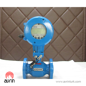 KROHNE ELECTROMAGNETIC FLOWMETER A105 MODEL: ALTOFLUX 2W/ IFM 4042 K/D/H/8